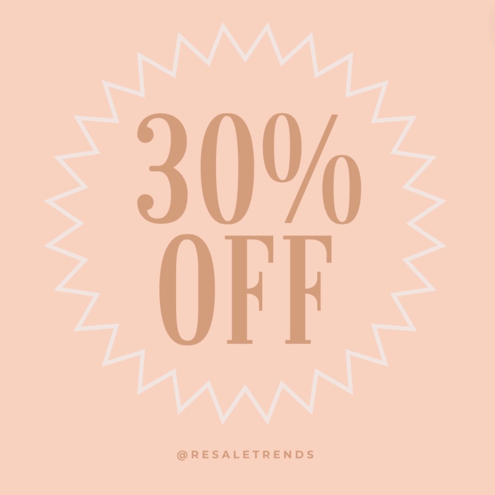 EVERYTHING 30% OFF FOR 2 DAYS!